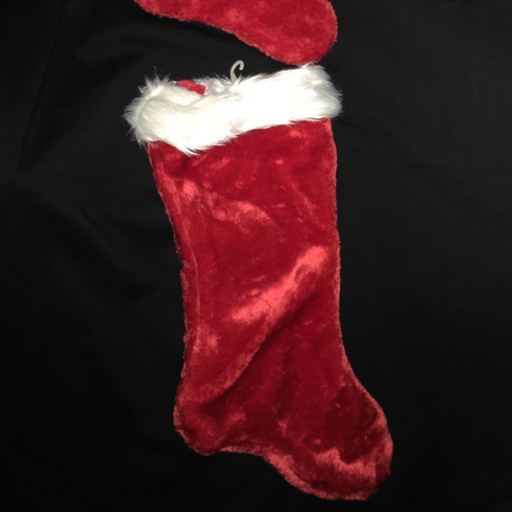 NWOT RED and White Christmas stockings 2
